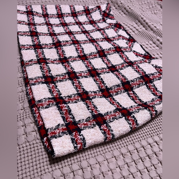 English Factory Tweed Plaid Miniskirt | Anthropologie - Picture 3 of 5